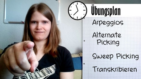 Gitarre üben nach Plan - Meine Tipps für die tägliche Routine