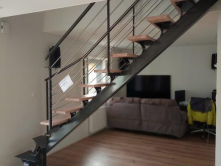 escalier 1/4 tournant