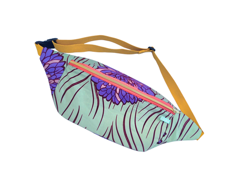 Cross Body Bag XL lila Blüte