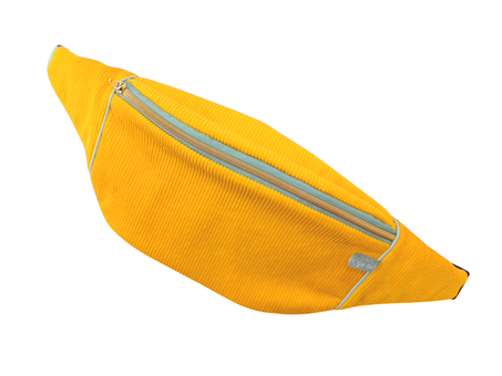 Cross Body Bag aus sonnengelbem Cord