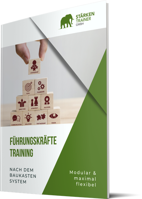 Broschüre für Führungsseminare in Dresden und Umgebung, Stärkentrainer GmbH