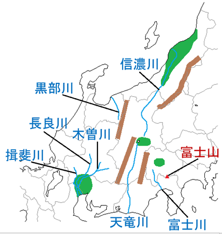 中学地理 中部地方の地図と特徴 しっかり解説 教科の学習