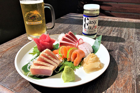 Birra e cibo giapponese