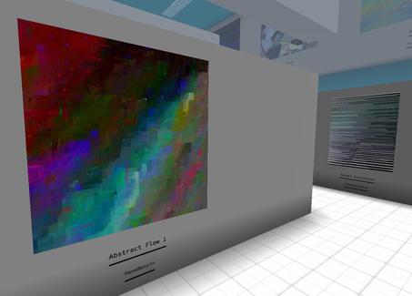 Abstract Flow by Hans Benzin in the Exhibition