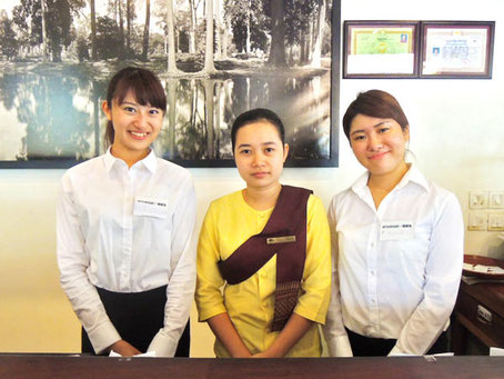 カンボジアのホテルインターン｜カンボジア旅行｜オークンツアー｜ピースインツアー