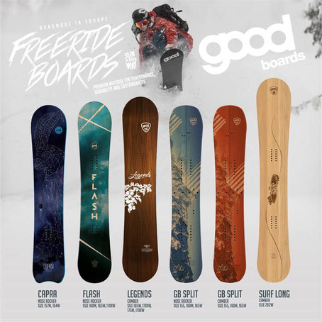 Good Boards Freeride & Splitboard