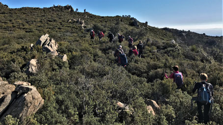 Rando découverte de Randos Canétoises à La Junquera le chateau de Rocaberti et la chapelle Santa Llucia - 5 décembre 2017