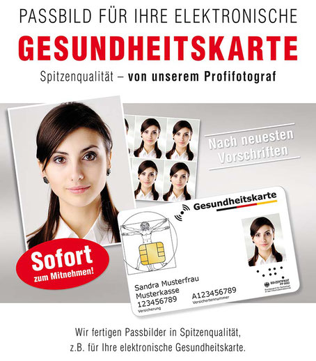 Passbilder für die elektronische Krankenkassenkarte, Görlitz