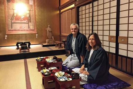 Japan Koyasan best Shojin-ryori meal temple stay Lodging Tempelunterkunft Menü gute Küche Kumagaiji