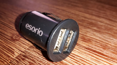 KFZ Dual USB Ladegerät von Esorio
