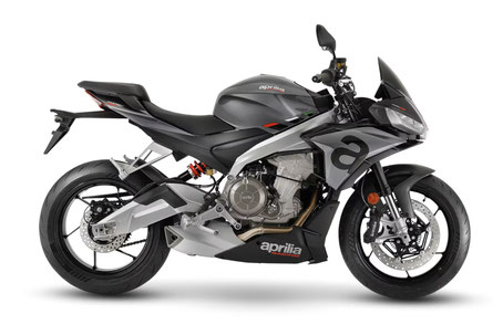 Aprilia Tuono 660 Iridium Grey rechte Ansicht