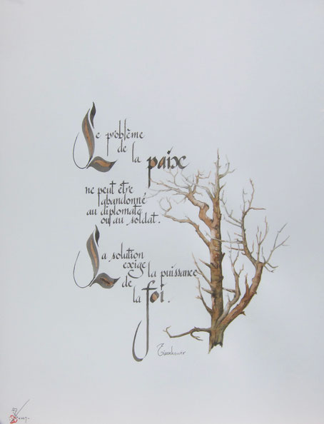 C228 - 50x70 - Encre et aquarelle