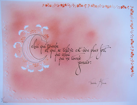 C220 - 50x70 - Encre et décors 