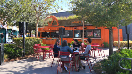 Tampa Sehenswürdigkeiten: Lunch Pause in der Sparkman Wharf