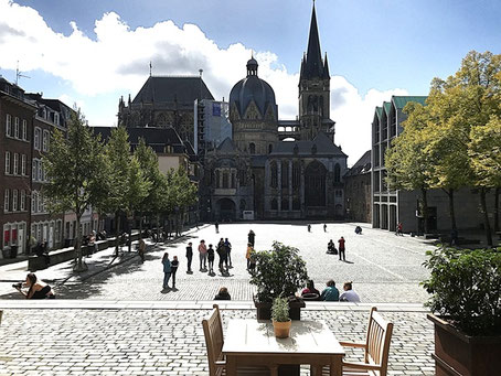 Aachen Sehenswürdigkeiten Top 10: Katschhof, historischer Ort der karolingischen Königspfalz
