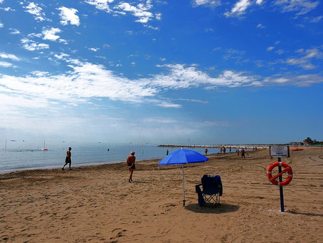 Venedig Geheimtipps: Öffentlicher Strand auf Lido
