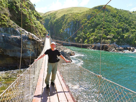 Südafrika Garden Route Sehenswürdigkeiten: Storms River Suspension Bridge