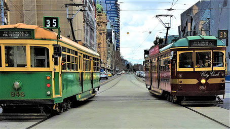 Melbourne Reisetipps: Stadtrundfahrt mit der Tram