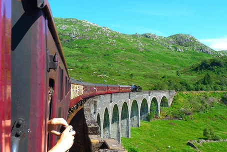 Harry Potter Schottland Drehorte: Im Hogwarts Express durch die Highlands