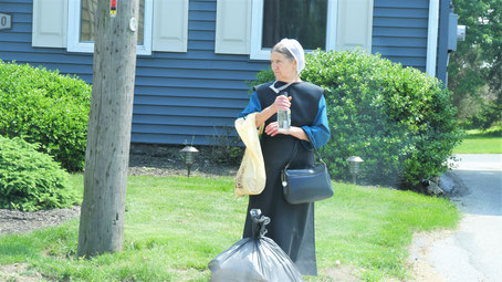 Amish Frau in Lancaster, Pennsylvania