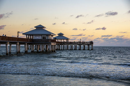 Fort Myers Beach Sehenswürdigkeiten: Pelicane Pier (vor Hurricane Ian)
