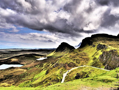 Isle of Skye Sehenswürdigkeiten: Dramatische Landschaft von Quiraing