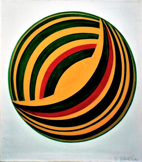 ball, oil on canvas, 75 x 85, 2001