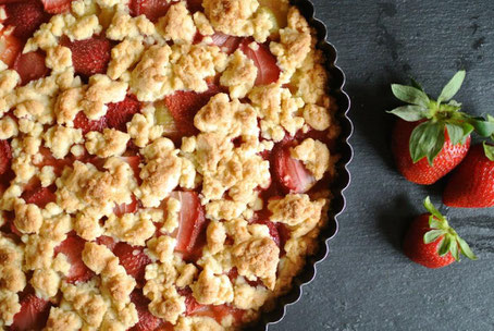 Streusel & Obst: Ruck-zuck-Streuselkuchen (auch für Thermomix)