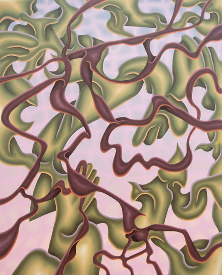 Exemesh, 2025, oil on canvas, 220 x 180 cm