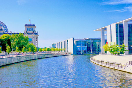 Spreebogen, Berlin Sehenswürdigkeiten Hauptstadt Deutschland Berlin