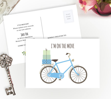 Funny Moving Announcement Cards Lemonwedding