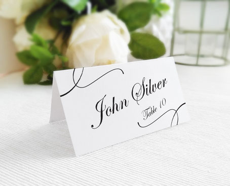 Folded Place Cards