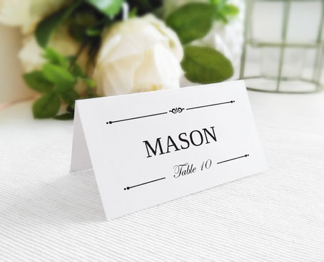 Table Name Place Cards