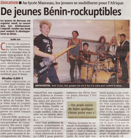 Article paru dans L'Echo le 15 décembre 2011