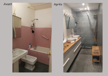 Renovation Espace Salle De Bain Et Toilettes Couleurs Et Deco