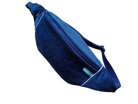 Cross Body Bag Cord dunkelblau