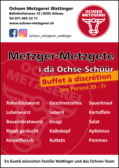 Flyer Metzger-Metzgete 2022 Rückseite