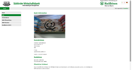 Unser Homebankingprogramm