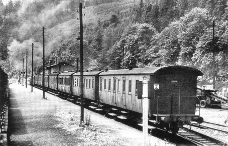 Zug von Dittersdorf nach Kemtau 1965 © FHWE