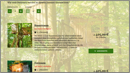 Buchungsmaschien, Onlinebuchbarkeit, Bookingengin