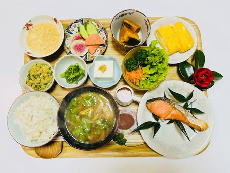 いちなるの朝食の1例です。