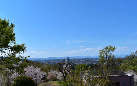 聖蹟桜ヶ丘 高台からの春の景色 ◆模型製作工房 聖蹟