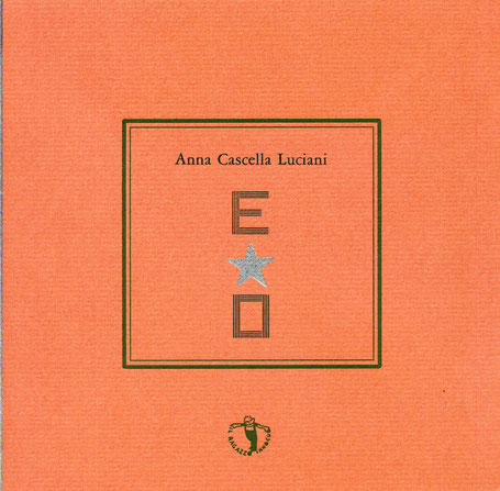 copertina con stampa tipografica in verde e argento