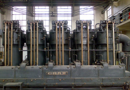 Kraftwerksanlage Snder Bisamberg, Grazer-Hesselman-Motor