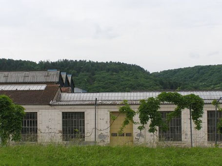 Die Hallen der alten Dyckhoff-Motorenfabrik in Longeville-en-Barrois.