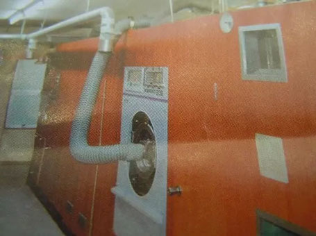 プレミアムダウンウォッシュコースで使う機械の写真