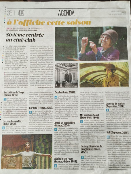 La Dépêche du Bassin (18 septembre 2025)