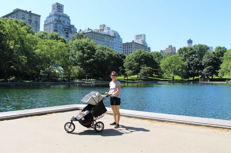 Using stroller at warm destination