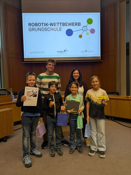 Die Robotik-Delegation der Grundschule Engen