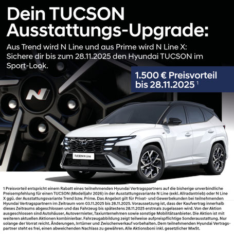 TUCSON Ausstattungs-Upgrade